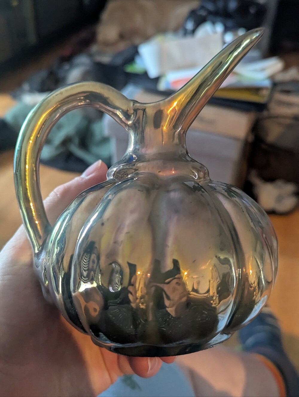 Coloquinte Pitcher - Flamed Stoneware Rambervillers